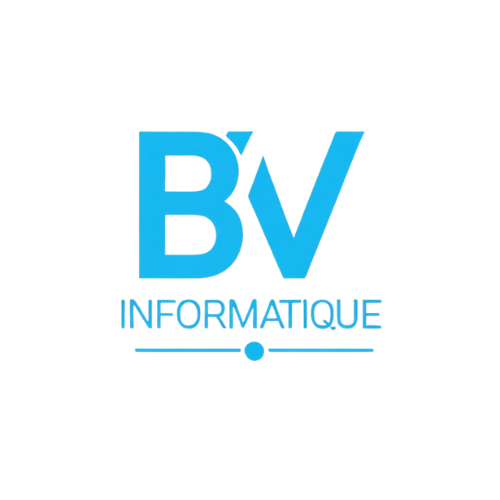 Logo de BV Informatique transparent